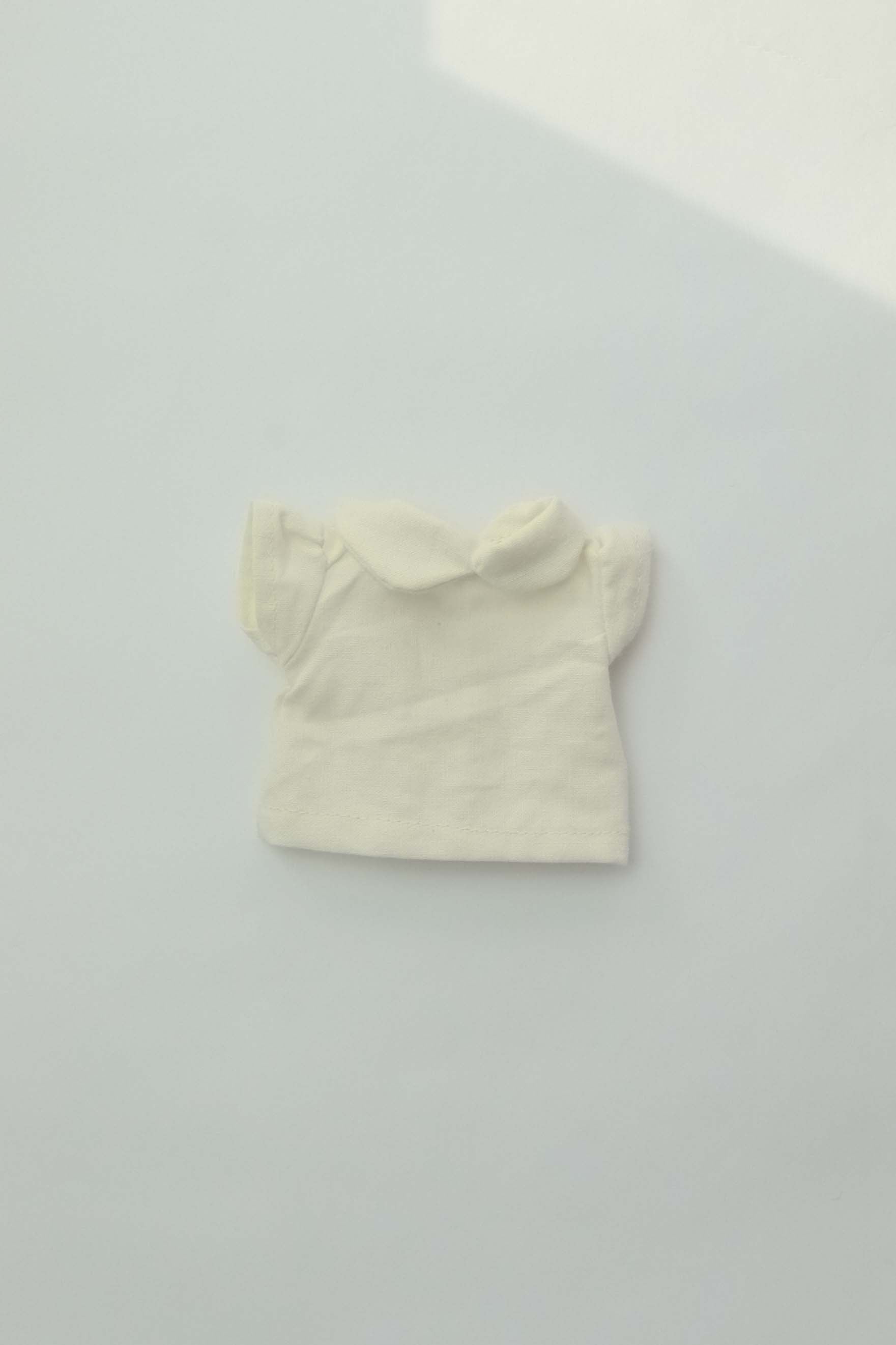 Doll Shirt | White Collared Blouse