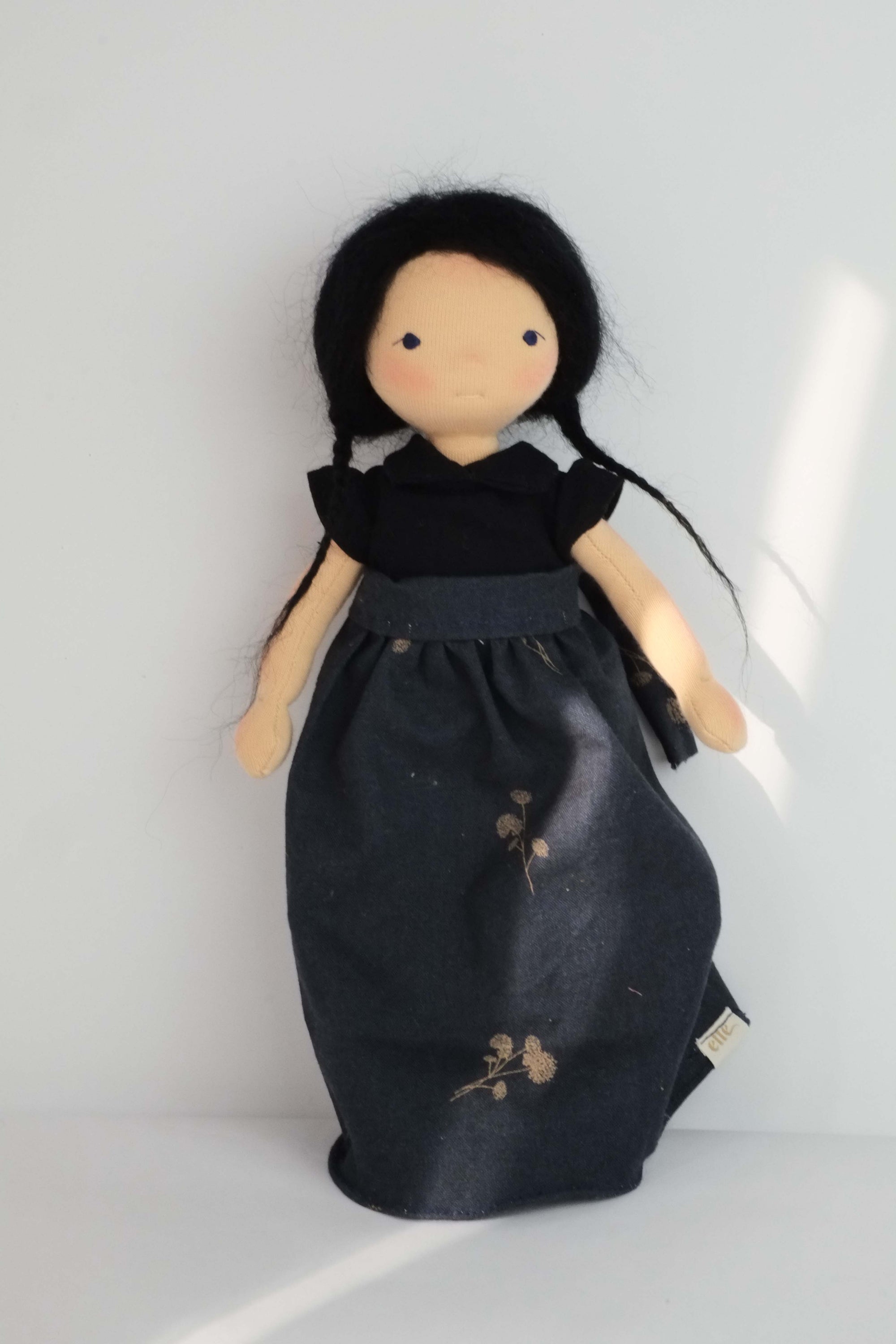 Doll Skirt | Dark Blue Floral