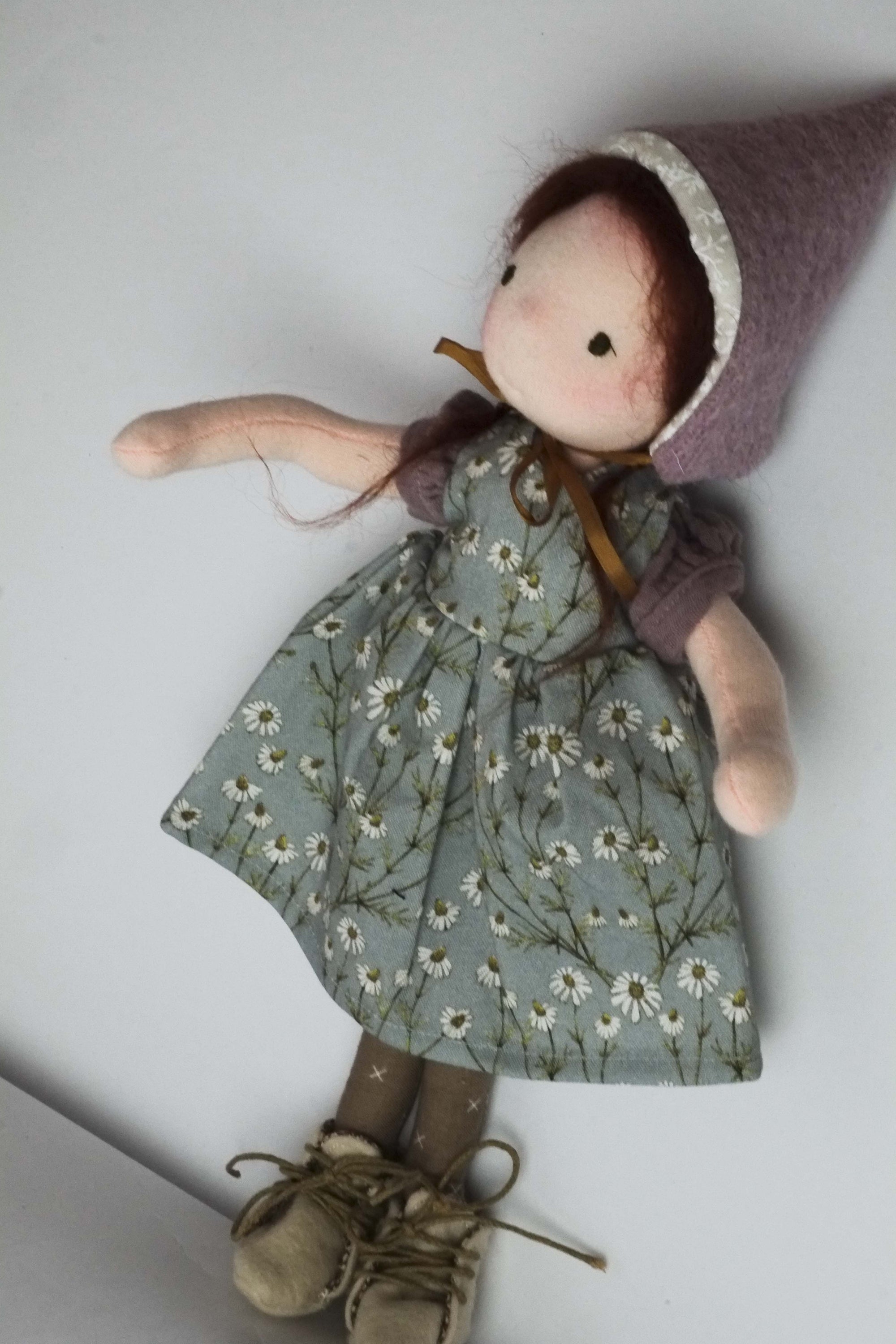 Doll Dress | Blue Floral