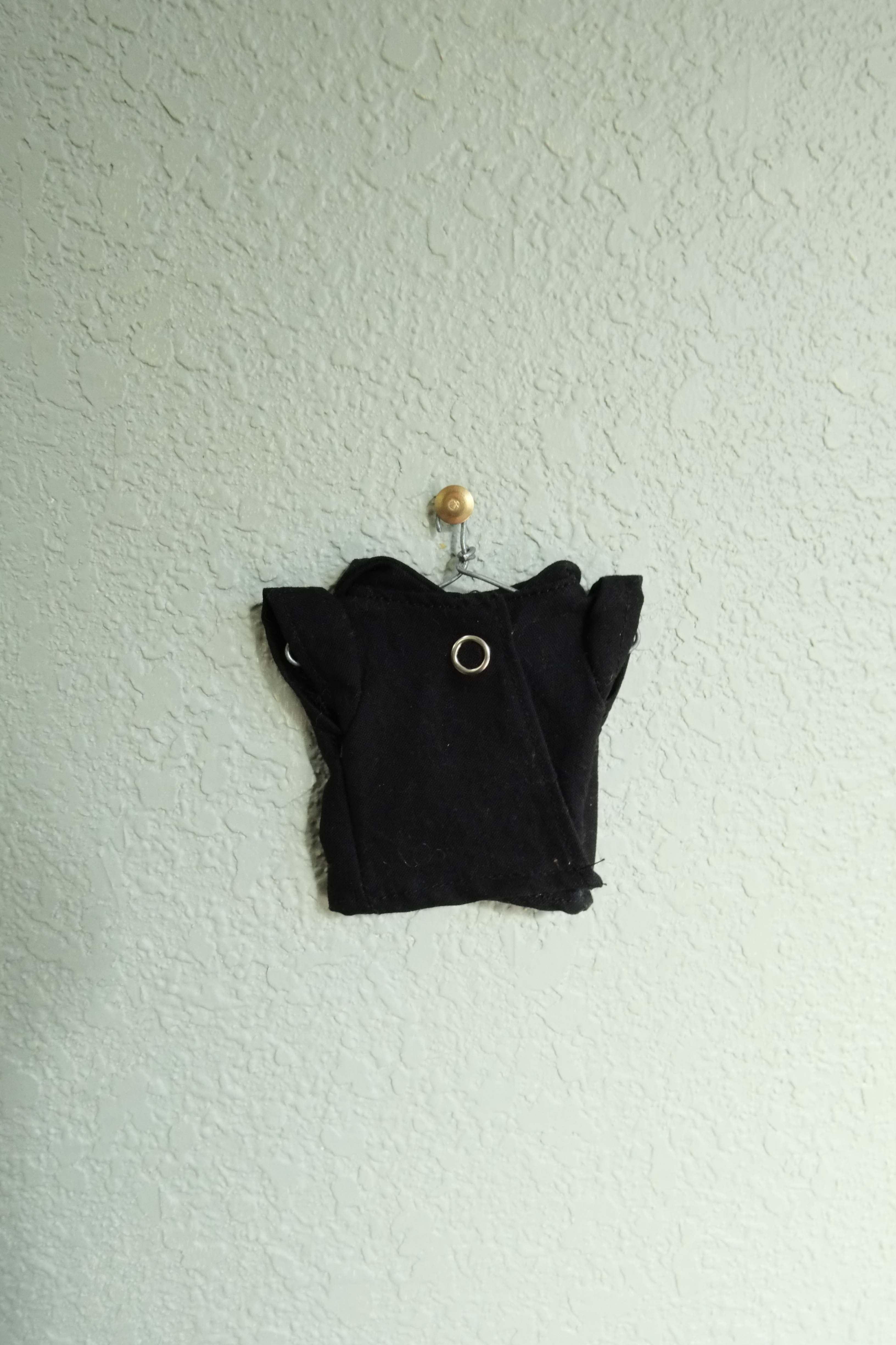 Doll Shirt | Black Collared Blouse