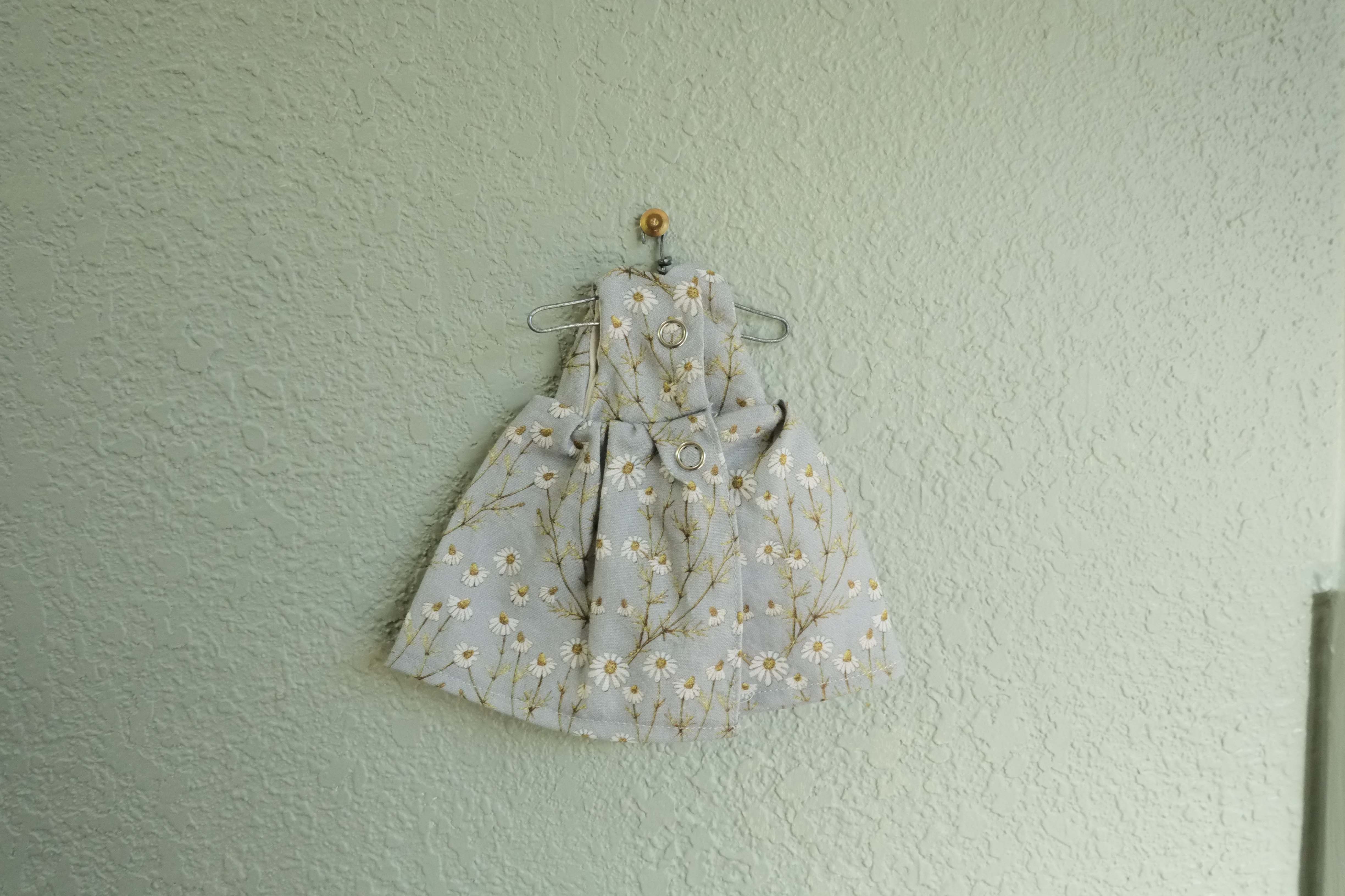 Doll Dress | Blue Floral