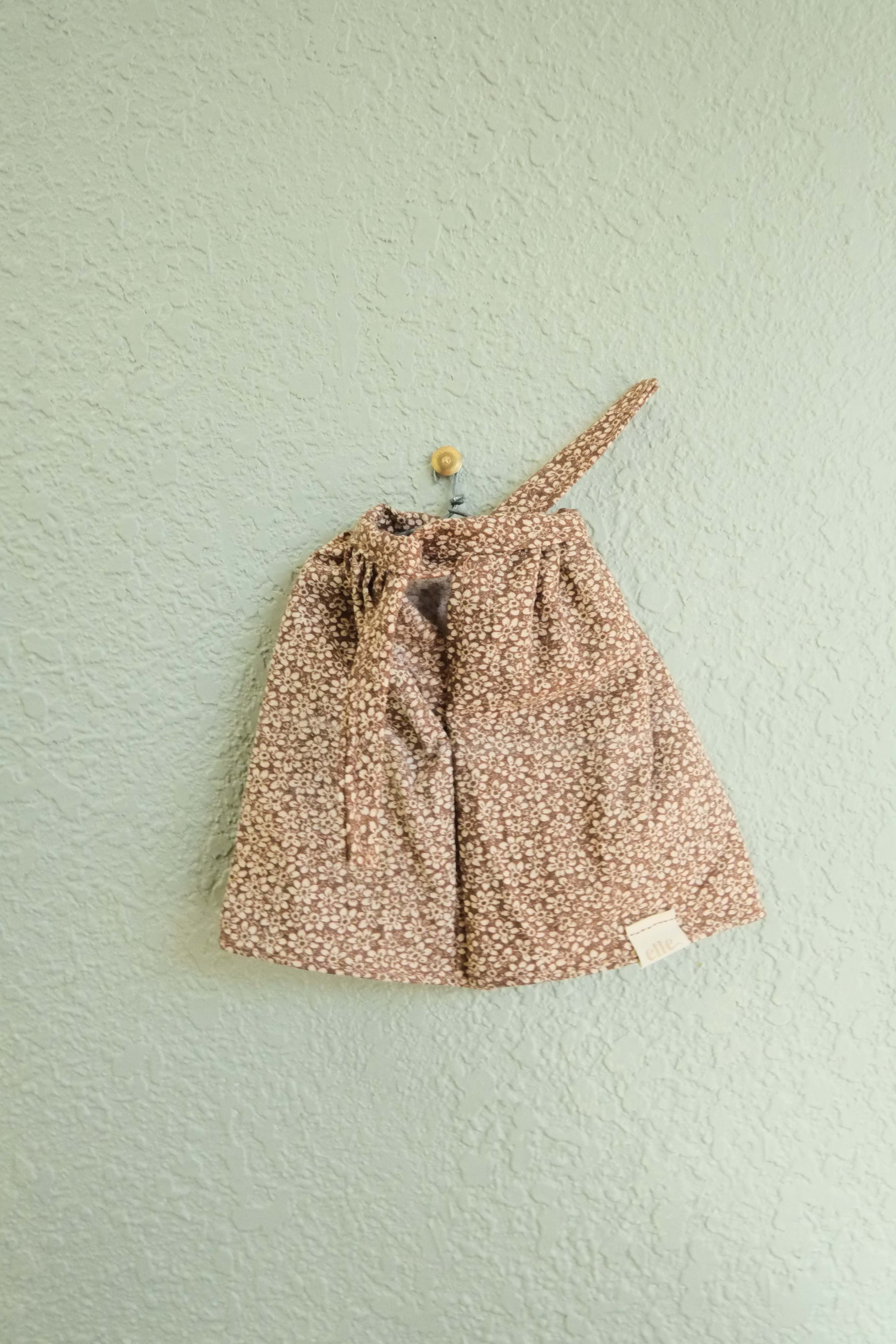 Doll Skirt | Brown Floral