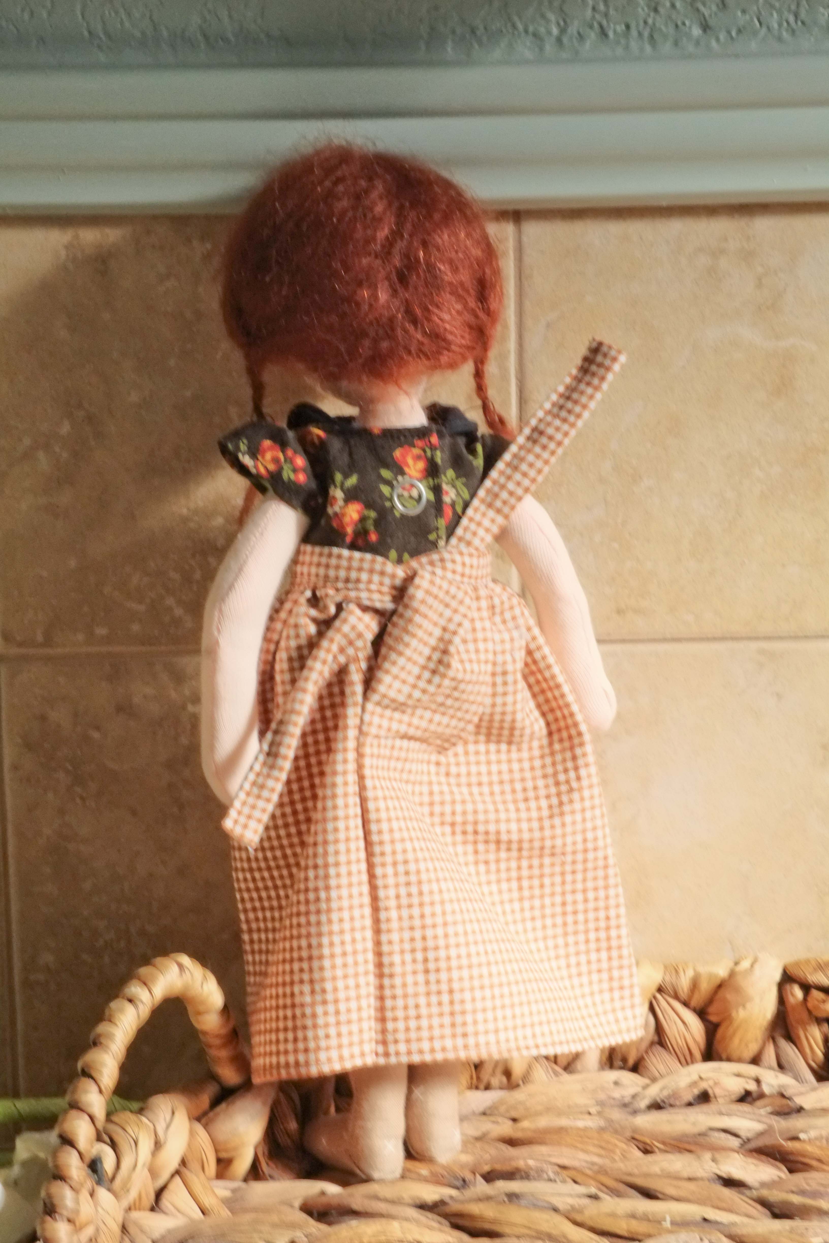 Nicolette | Redhead Natural Fiber Wool Doll