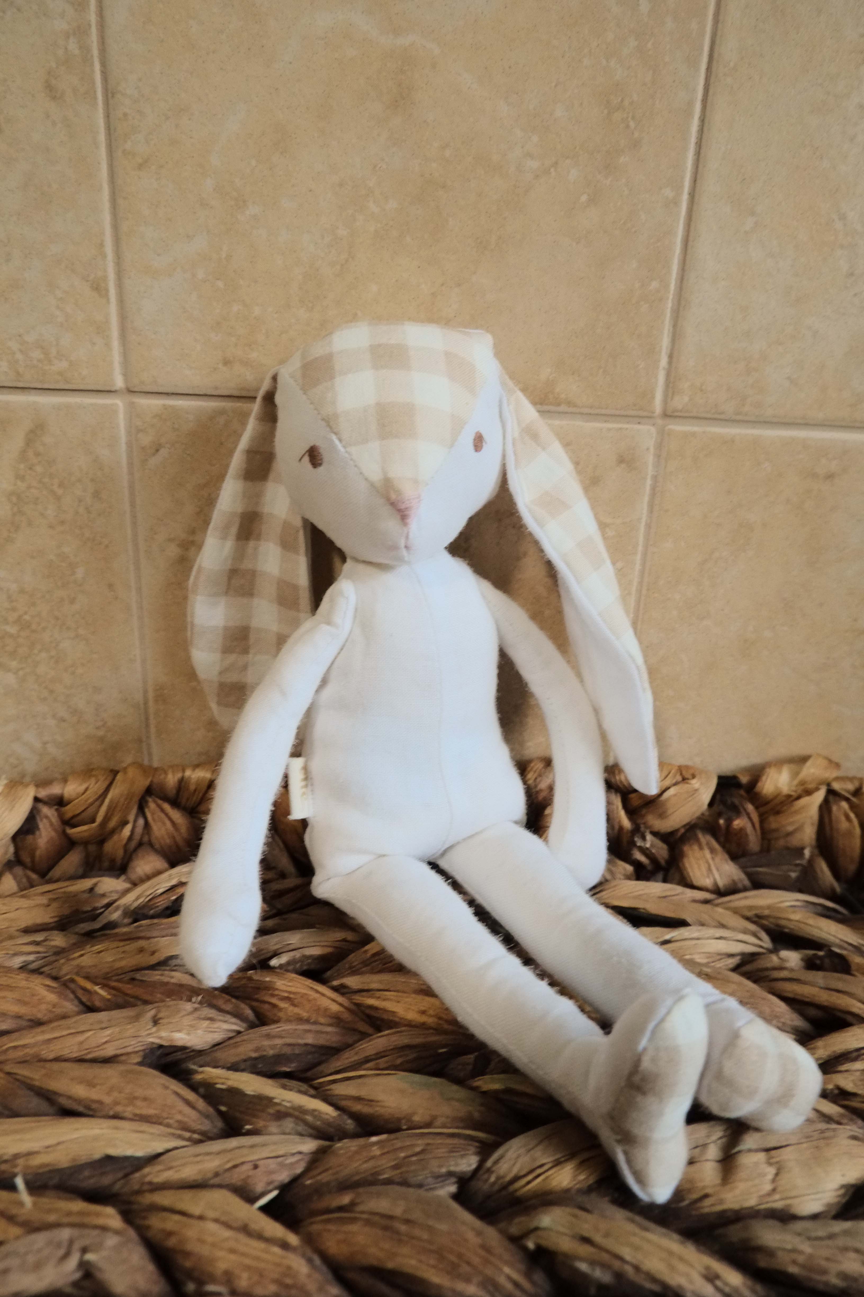 Harriette/Harry | Bunny Natural Fiber Wool Doll