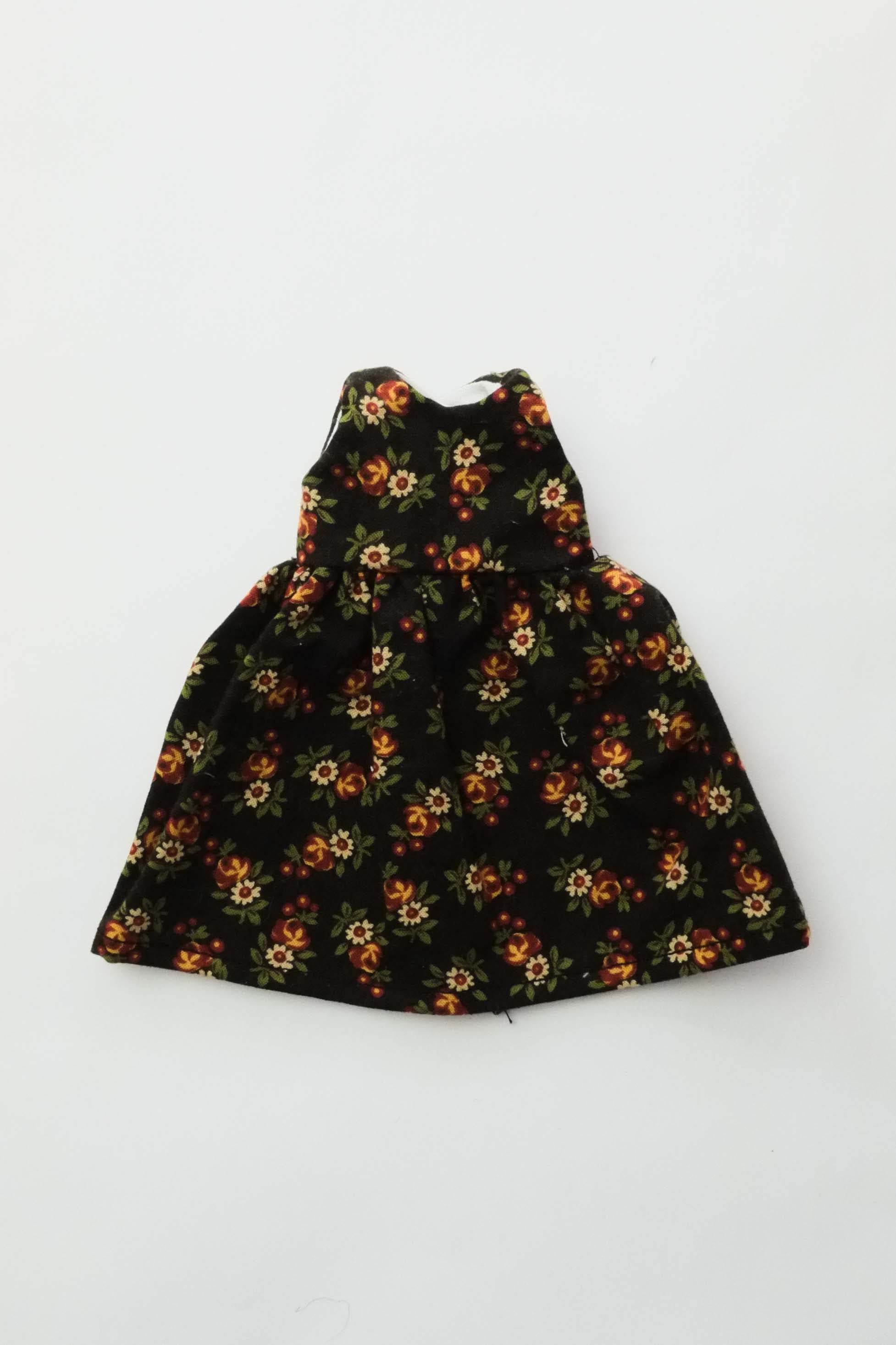 Doll Dress | Black Floral