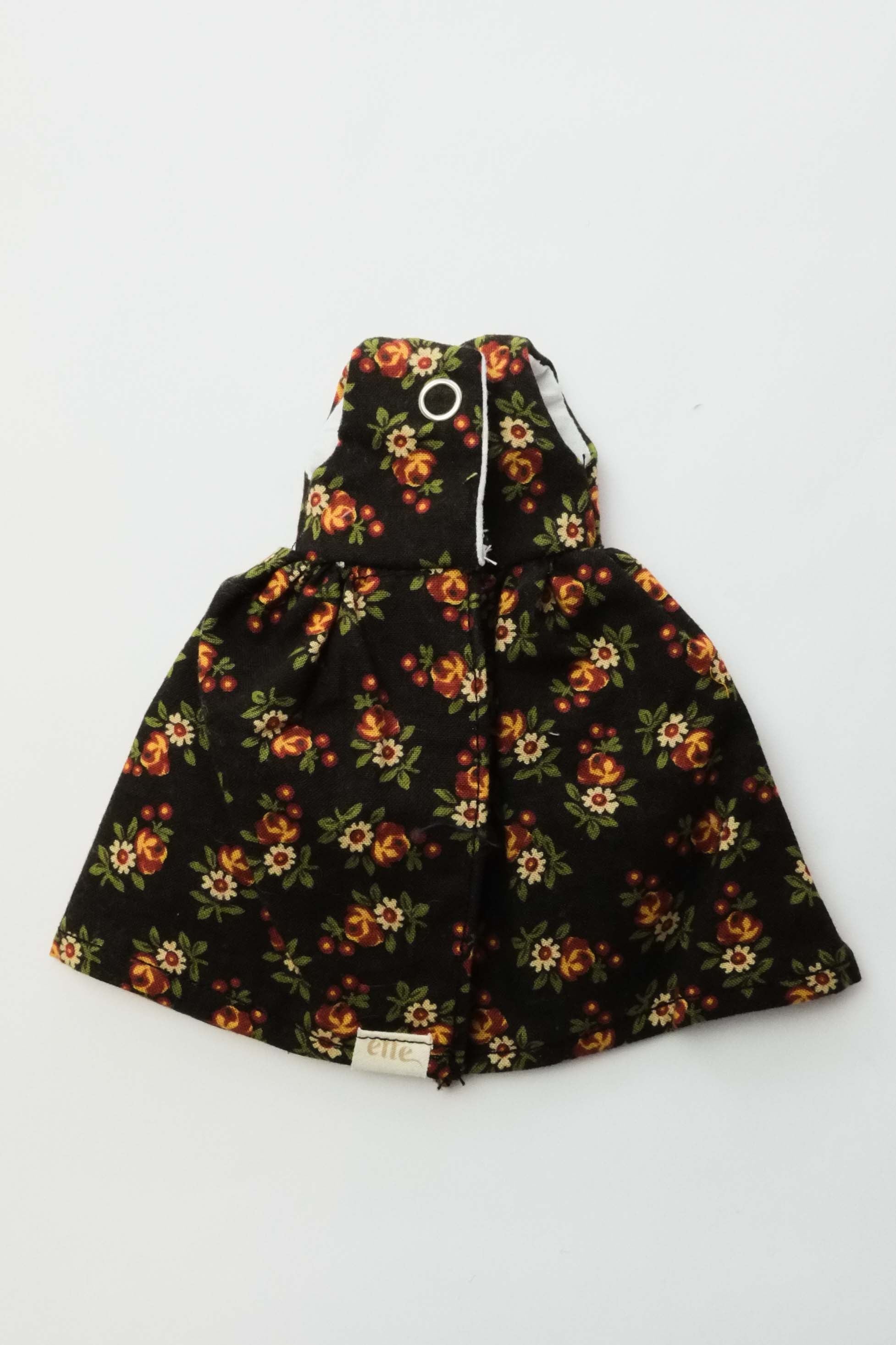 Doll Dress | Black Floral