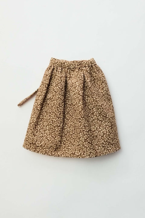 Doll Skirt | Brown Floral