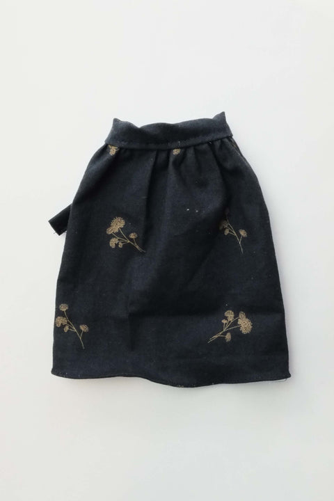 Doll Skirt | Dark Blue Floral