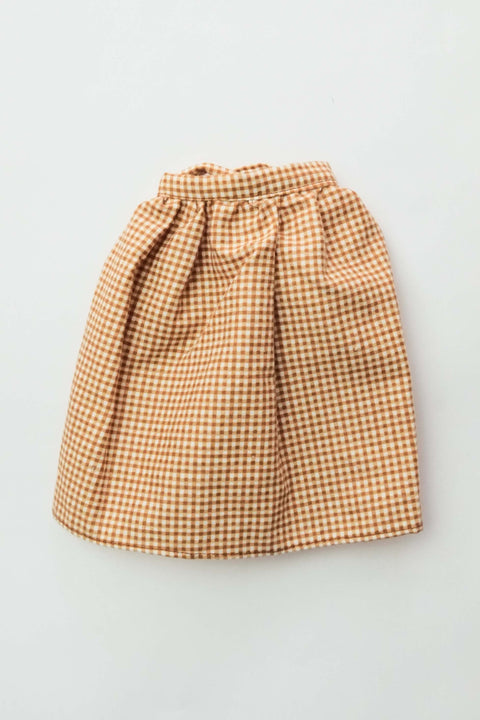 Doll Skirt | Red Gingham