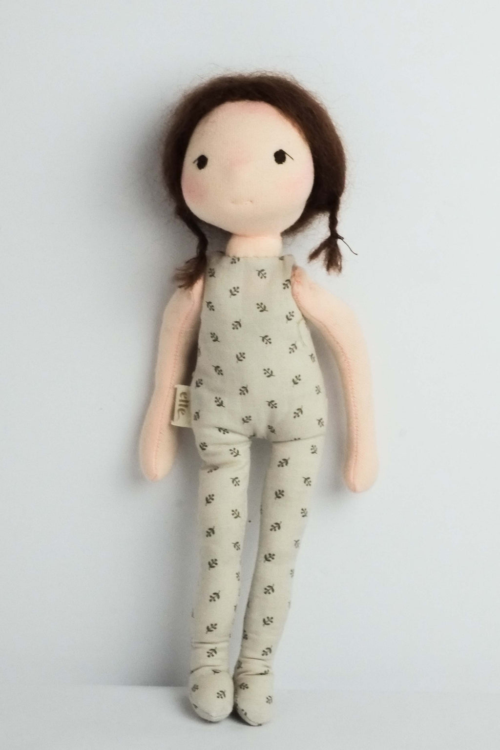 Juliette | Brunette Fair Natural Fiber Wool Doll