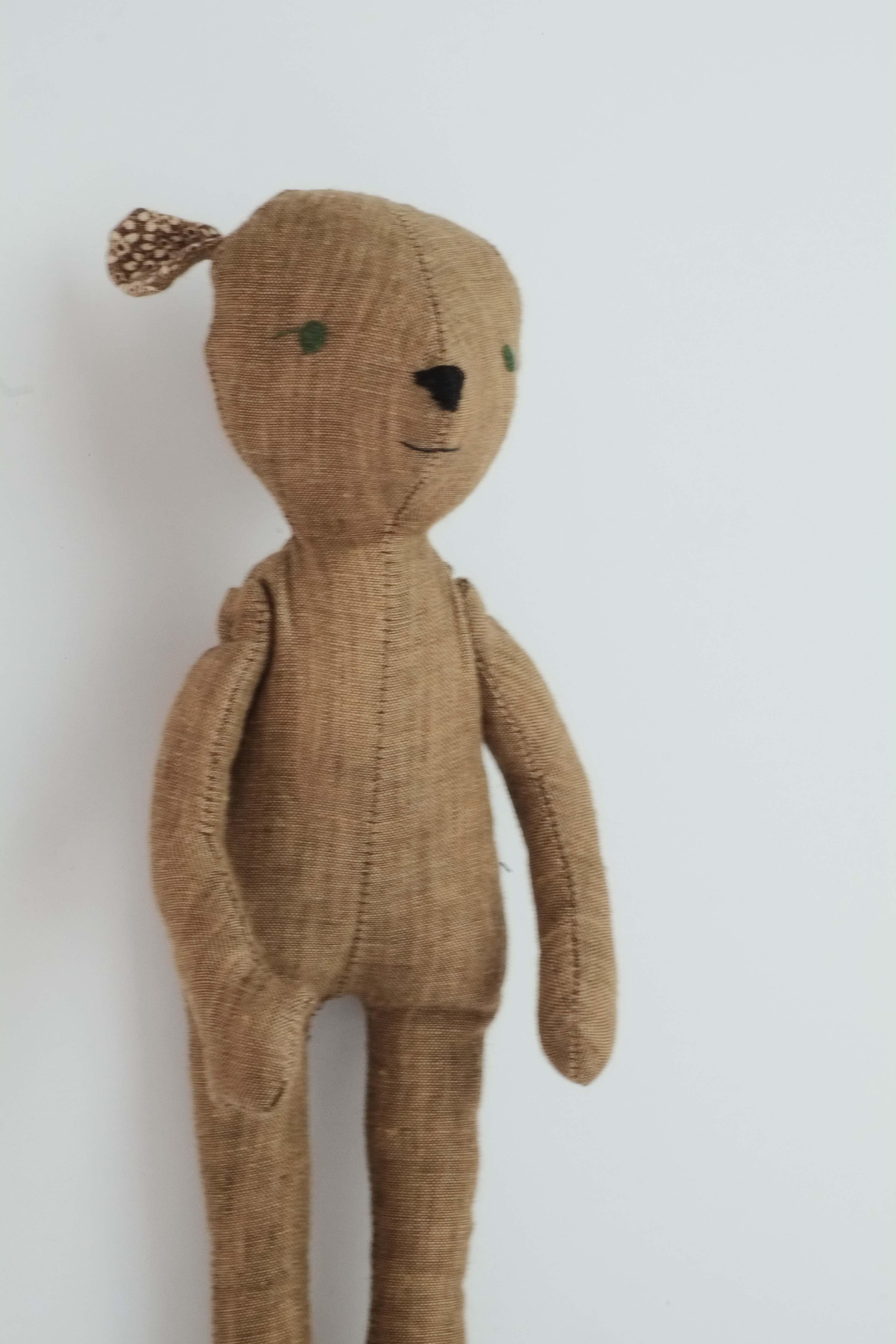 Bernadette/Bernie | Bear Natural Fiber Wool Doll