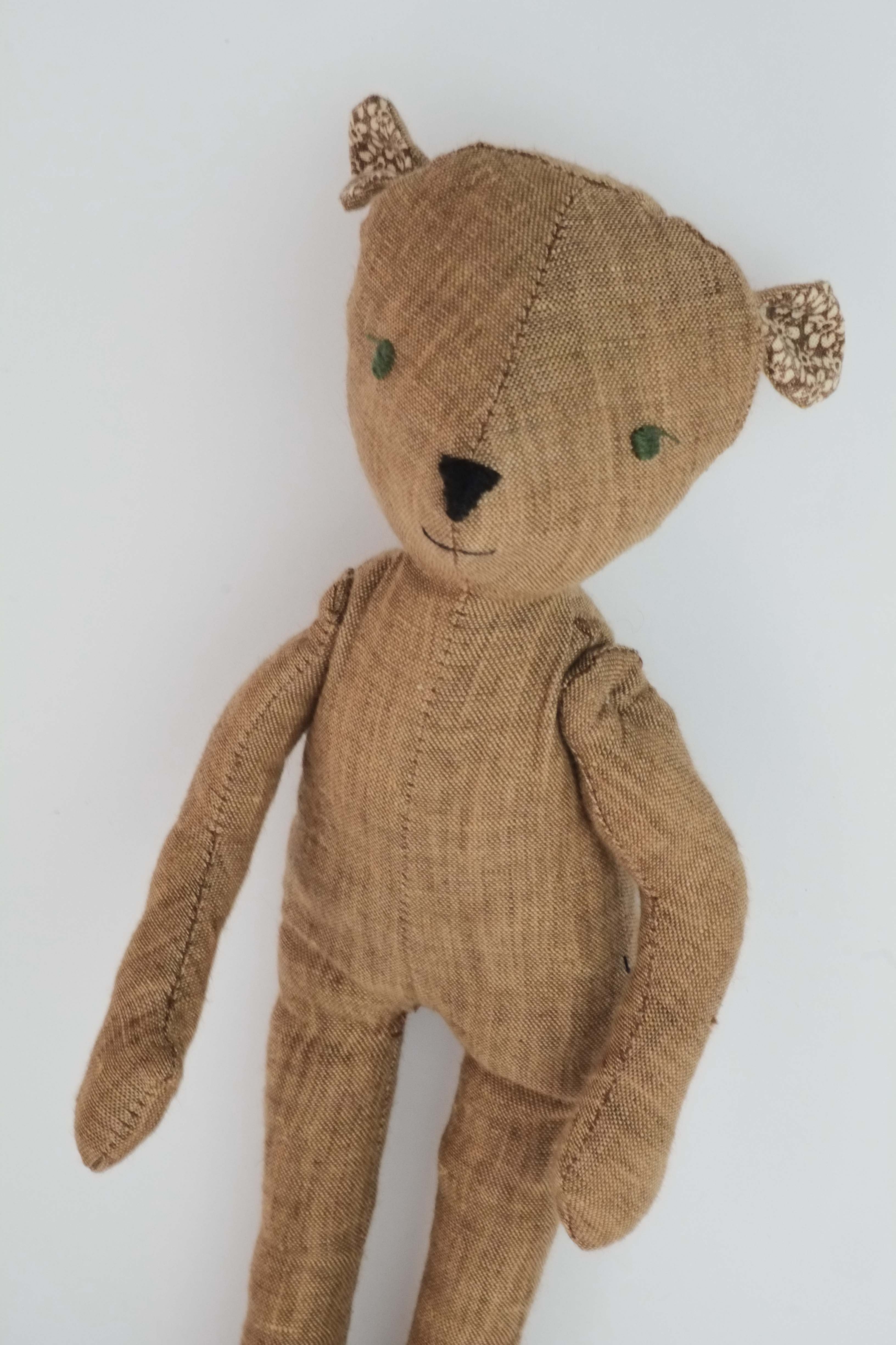 Bernadette/Bernie | Bear Natural Fiber Wool Doll