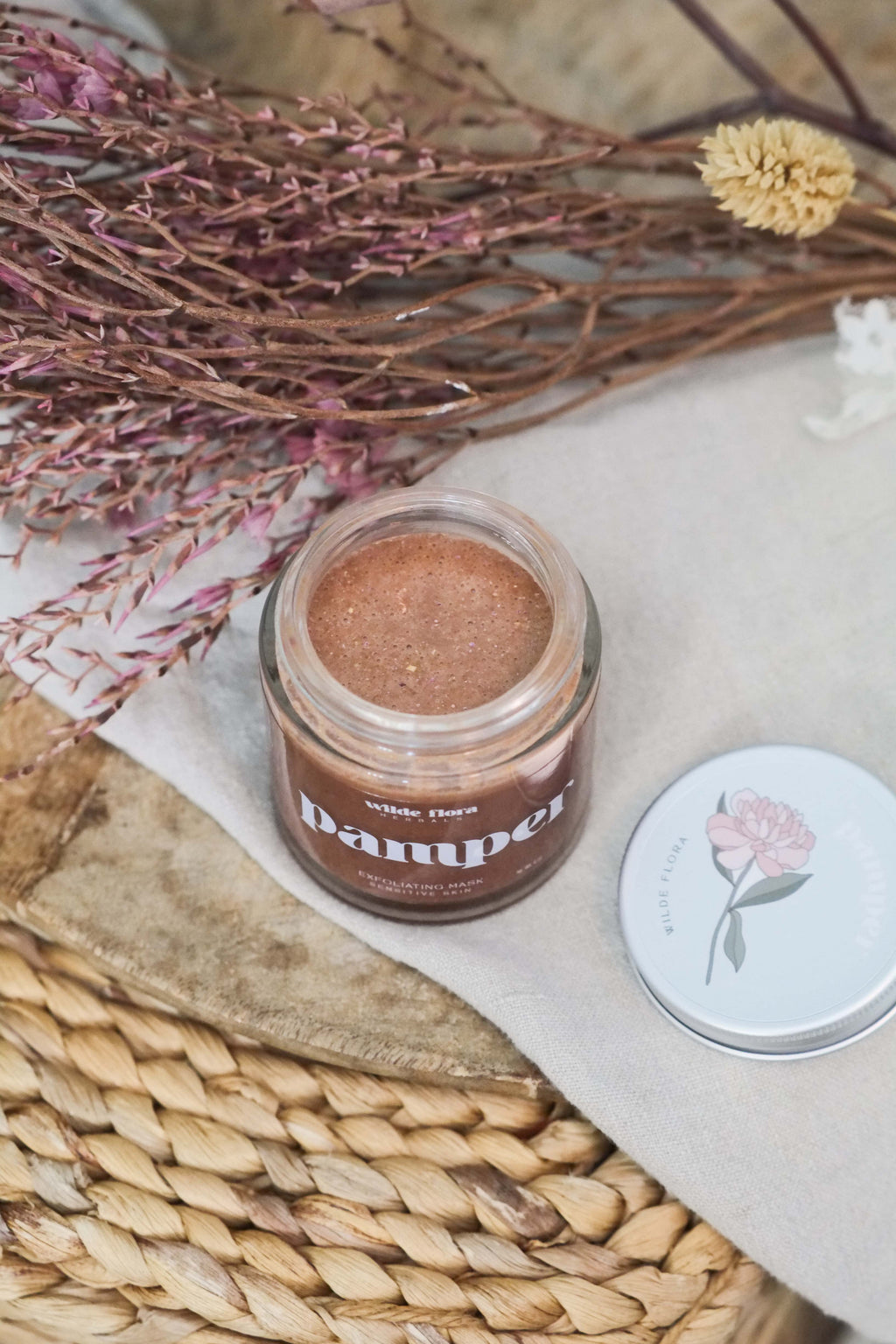 Pamper Scrub + Mask | Rose & Pink Kaolin Clay