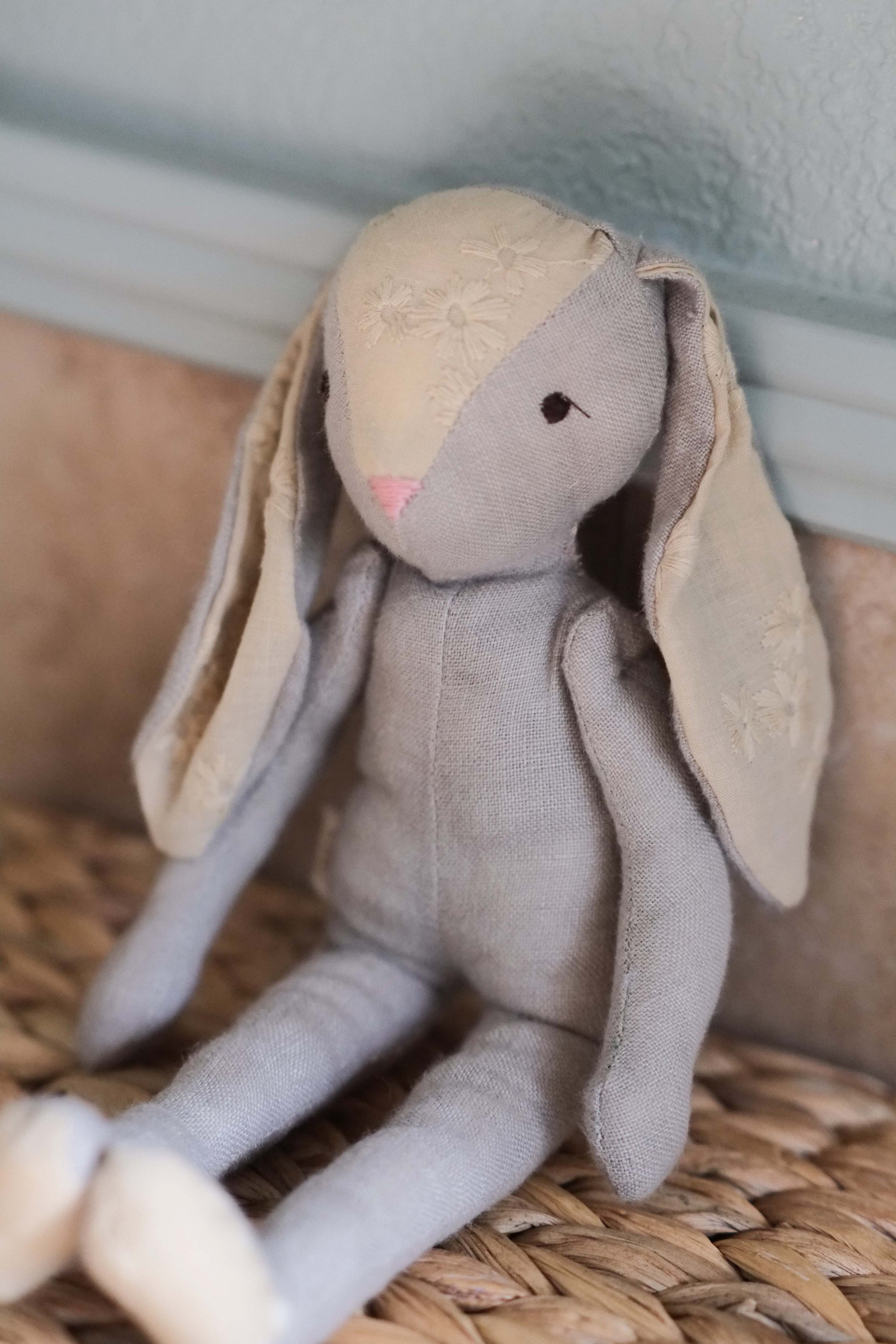 Harriette/Harry | Bunny Natural Fiber Wool Doll