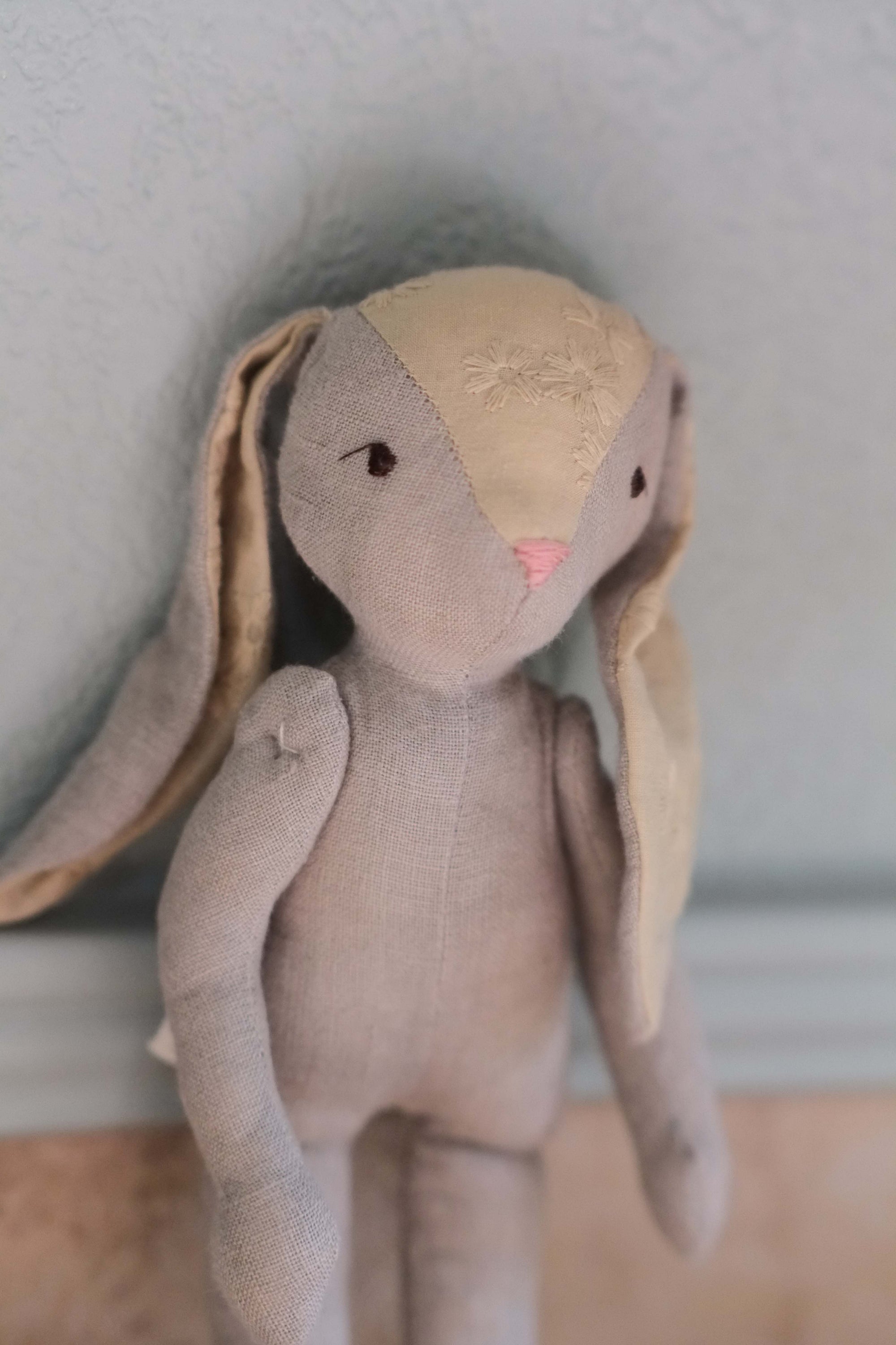 Harriette/Harry | Bunny Natural Fiber Wool Doll