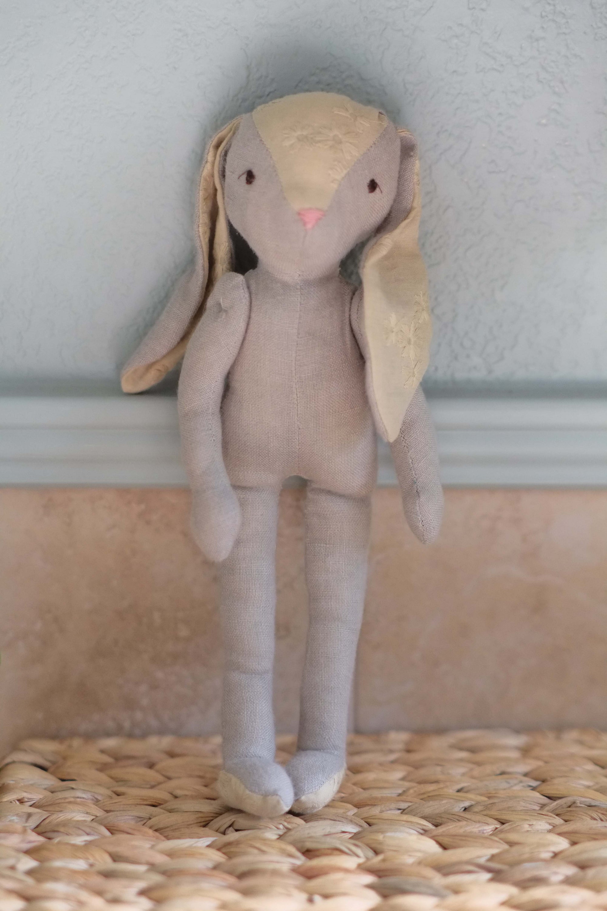 Harriette/Harry | Bunny Natural Fiber Wool Doll