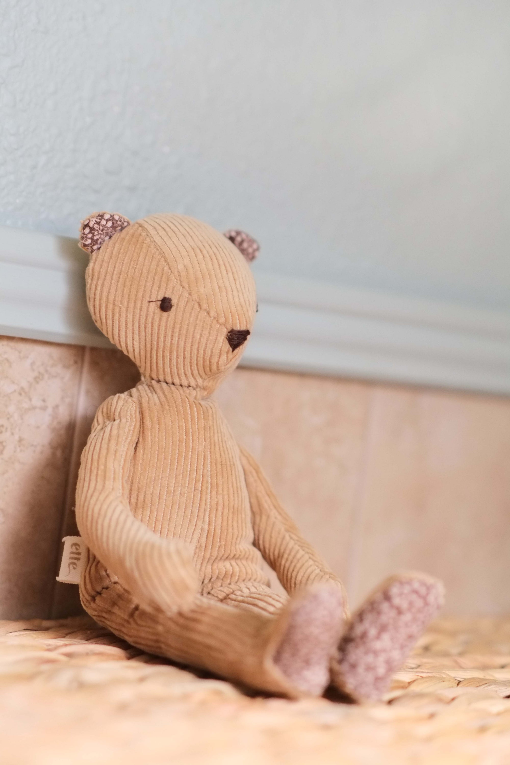 Bernadette/Bernie | Bear Natural Fiber Wool Doll