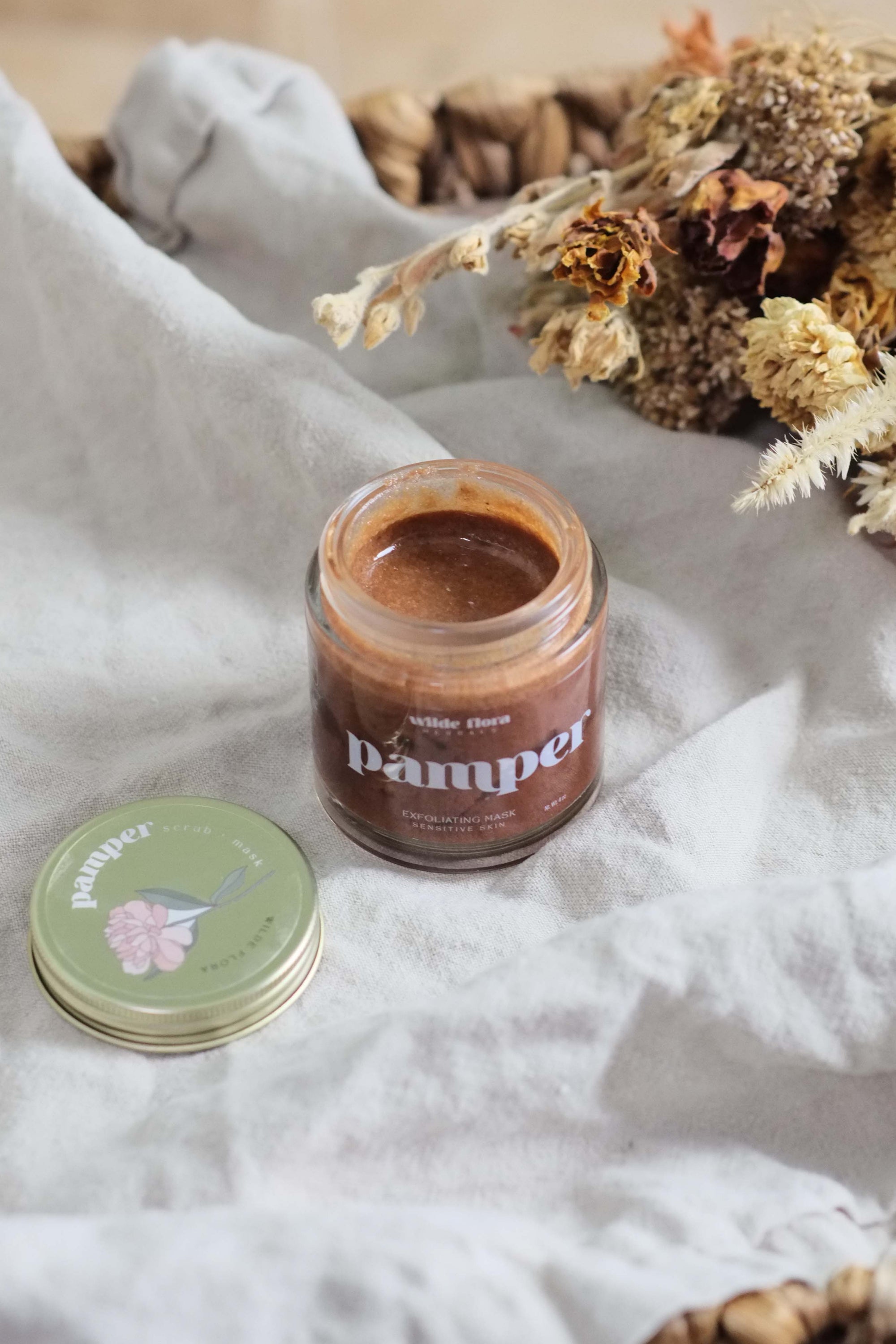 Pamper Scrub + Mask | Rose & Pink Kaolin Clay